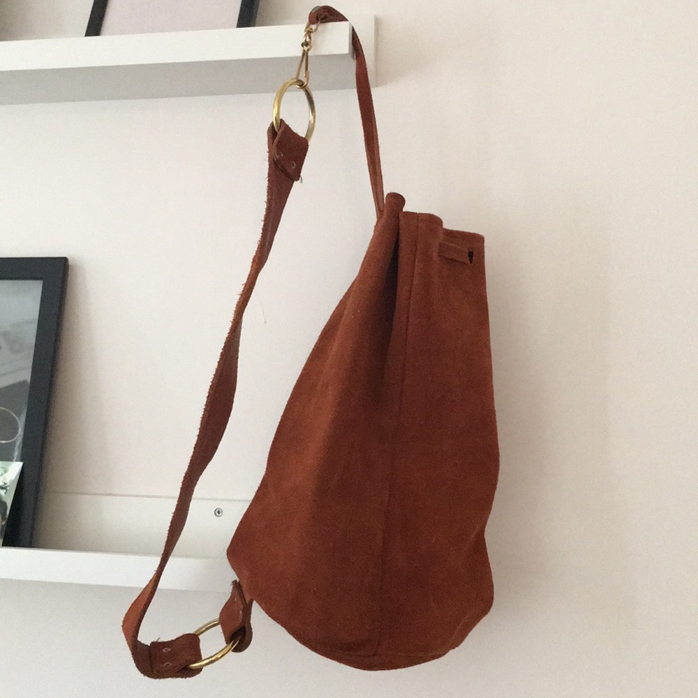 Vintage suede bag